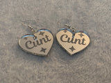 Cunt earrings - Inappropriate collection