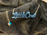 Little one slogan necklace