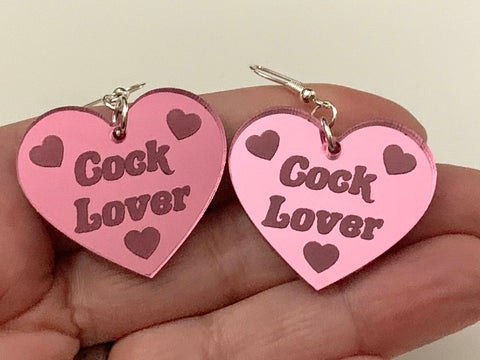 Cock lover earrings - Inappropriate collection