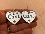 Cunt earrings - Inappropriate collection