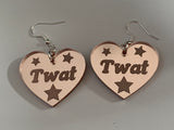 Twat earrings - Inappropriate collection