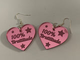 100% Brattitude earrings - Inappropriate collection