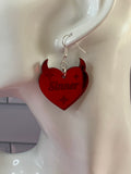 Saint / Sinner earrings - Inappropriate collection