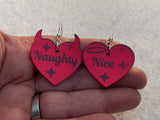 Naughty / Nice earrings - Inappropriate collection