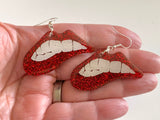 Lips earrings