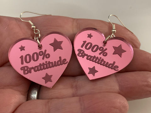 100% Brattitude earrings - Inappropriate collection