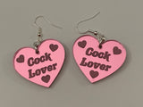 Cock lover earrings - Inappropriate collection