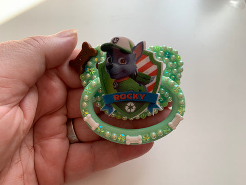 Rocky adult decorated pacifier/binky