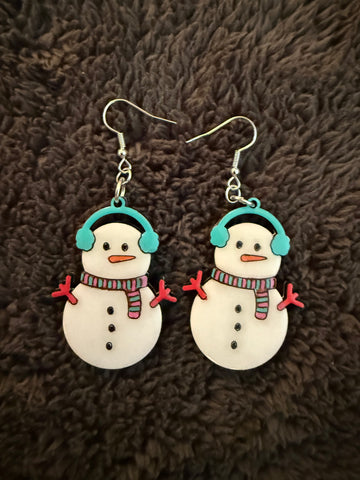 Snowmen earrings