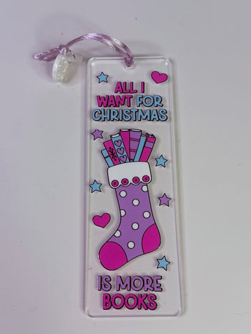 All i want for Christmas bookmark