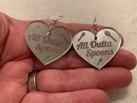 All outta spoons earrings - Inappropriate collection