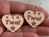 Twat earrings - Inappropriate collection