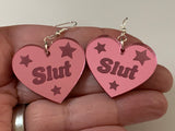 Slut earrings - Inappropriate collection