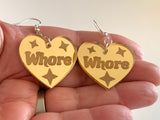 Whore earrings - Inappropriate collection