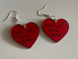 True crime junkie earrings - Inappropriate collection