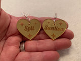Spit / swallow earrings - Inappropriate collection