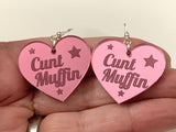 Cunt muffin earrings - Inappropriate collection