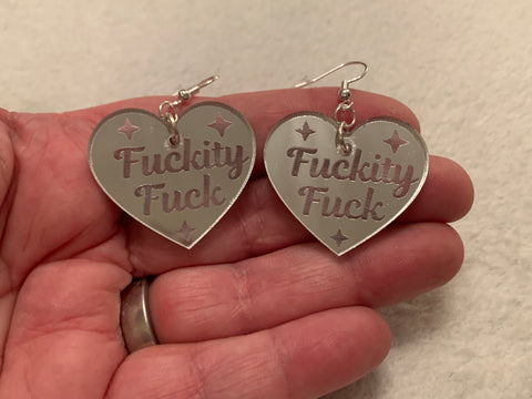 Fuckity fuck earrings - Inappropriate collection