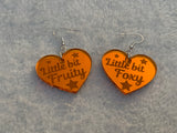 Little bit Fruity / Little bit Foxy earrings - Inappropriate collection
