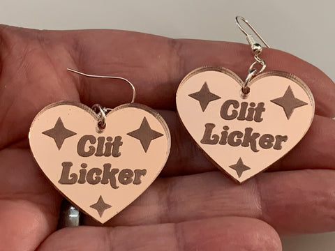 Clit licker earrings - Inappropriate collection