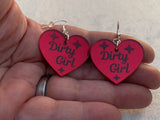 Dirty girl earrings - Inappropriate collection