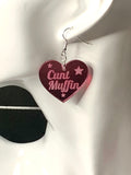 Cunt muffin earrings - Inappropriate collection