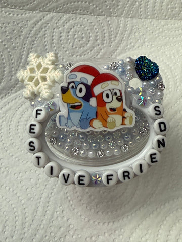 Festive Friends adult decorated pacifier/binky