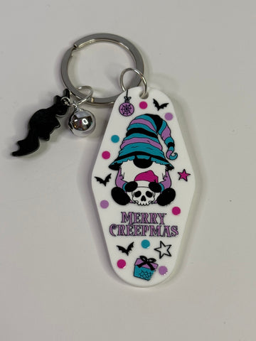 Merry creepmas keyring