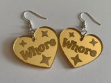 Whore earrings - Inappropriate collection