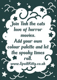 Spoilt Kitty Tink’s Horror Adventure Colouring Book