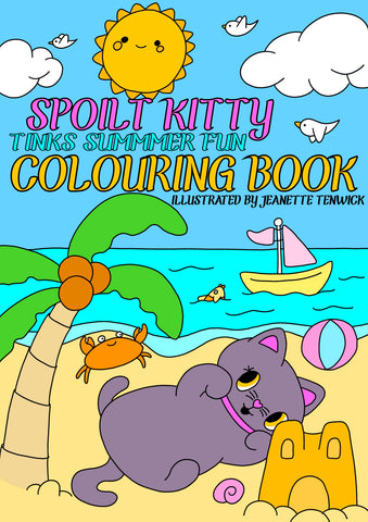 Spoilt Kitty Tink’s Summer Fun Colouring Book