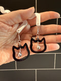 Spoilt kitty earrings