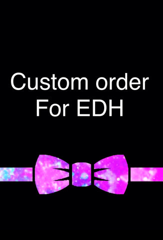Custom slogan necklace order for EDH