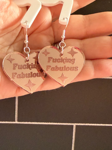 Fucking fabulous earrings - Inappropriate collection
