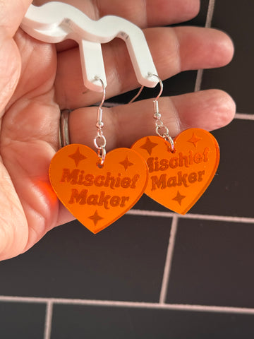 Mischief maker earrings - Inappropriate collection