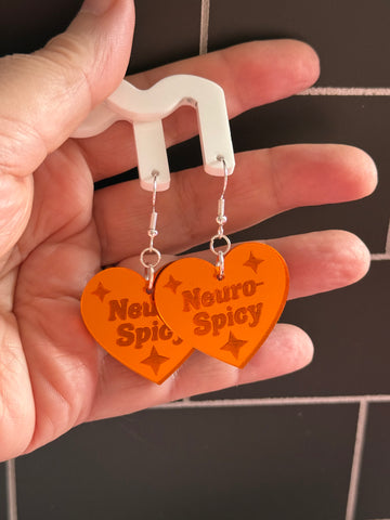 Neurospicy earrings - Inappropriate collection
