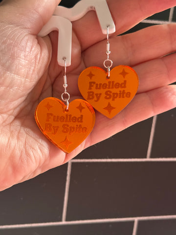 Fuelled by spite earrings - Inappropriate collection