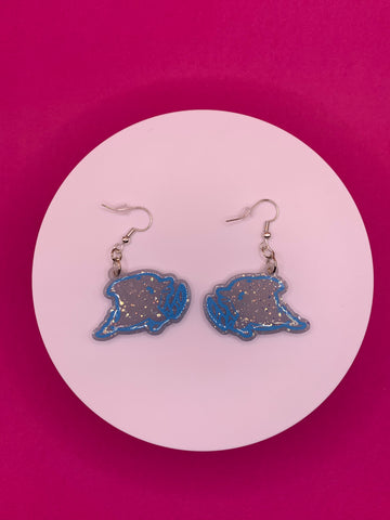 Stabby Dolphin earrings
