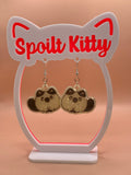 Ragdoll cat earrings