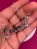 Owned slogan necklace