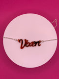 Vixen slogan necklace