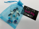 Stitch (inspired) adjustable nipple clamps with bells