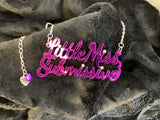 Little Miss Submissive slogan necklace