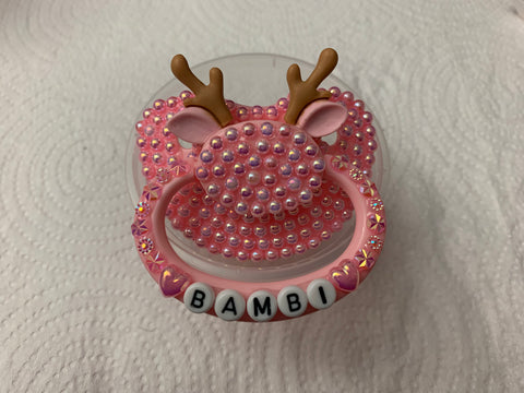 Bambi adult decorated pacifier/binky